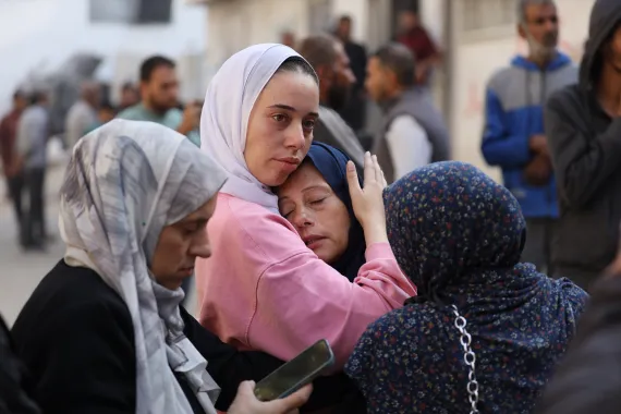 Gaza families cry for their loved ones