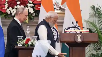 Putin and Modi's meeting