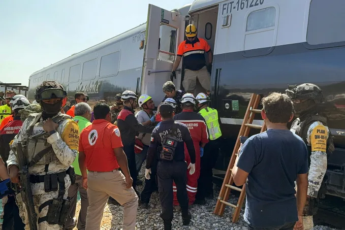 Mexico Train Derailment in Oaxaca